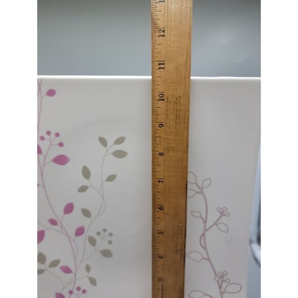 Teavana Square Dinner Plate 10" Fine Porcelain Exclusive Collection Floral - Picture 6 of 12